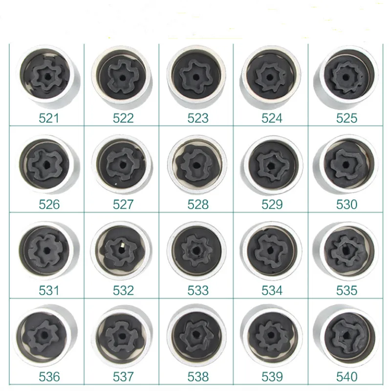 

1PCS Car Tire Anti-Theft Screw Disassembly Tool Key Sleeve For Volkswagen Beetle Polo Golf Jetta Passat CC Tiguan Repair