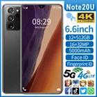 Смартфон глобальная версия Note20, 8 + 256 ГБ, 10 ядер, Android 4500, мА  ч