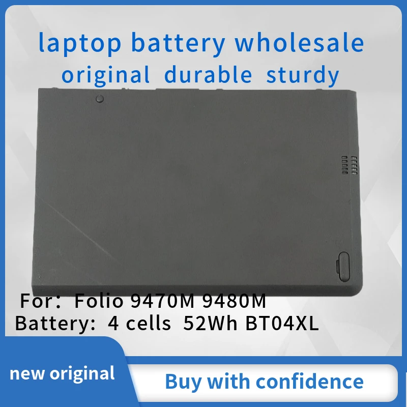 

original BT04XL Laptop Battery For HP EliteBook Folio 9470M 9480M Battery BA06XL 687945-001 14.8V 52WH