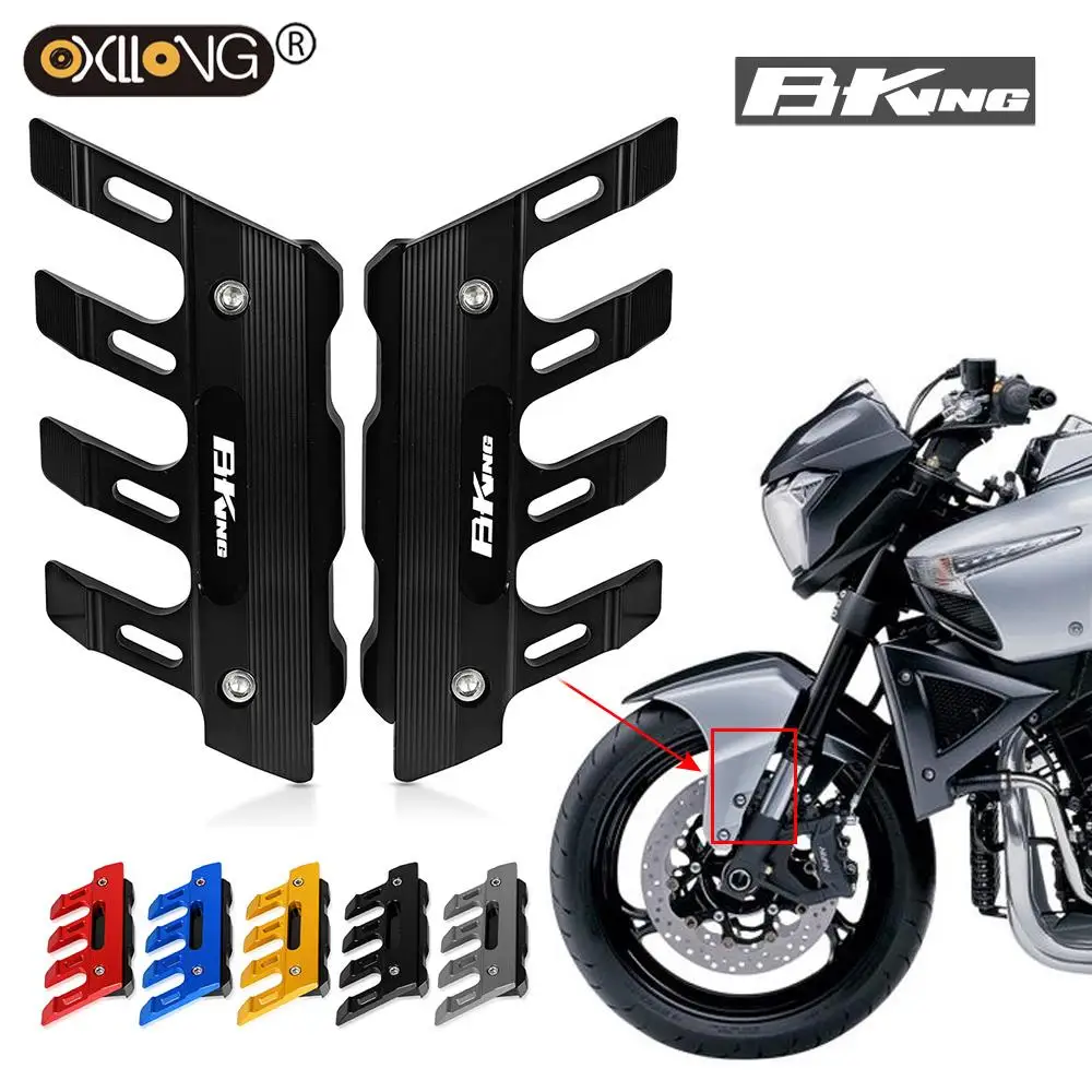 

Motorcycle Front Fender Side Protection Guard Mudguard Sliders For SUZUKI B-KING Bking 2008 2009 2010 2011 2012 Accessories