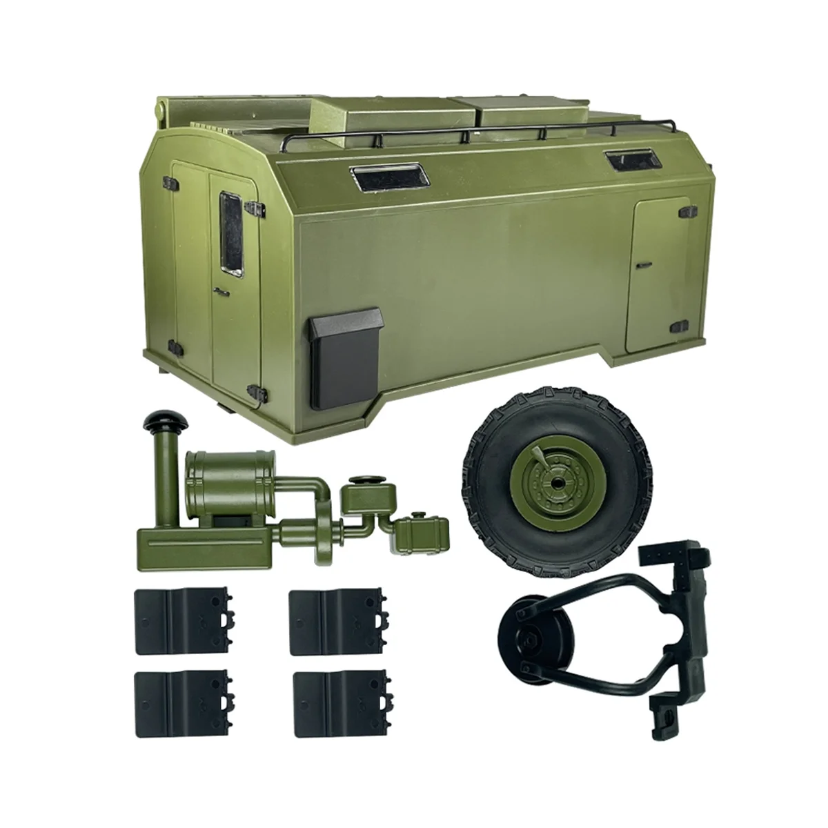 

LD-P06 Rear Trunk Kit for LDRC LD-P06 LD P06 Unimog WPL B36 RC Truck Car Upgrades Parts Accessories
