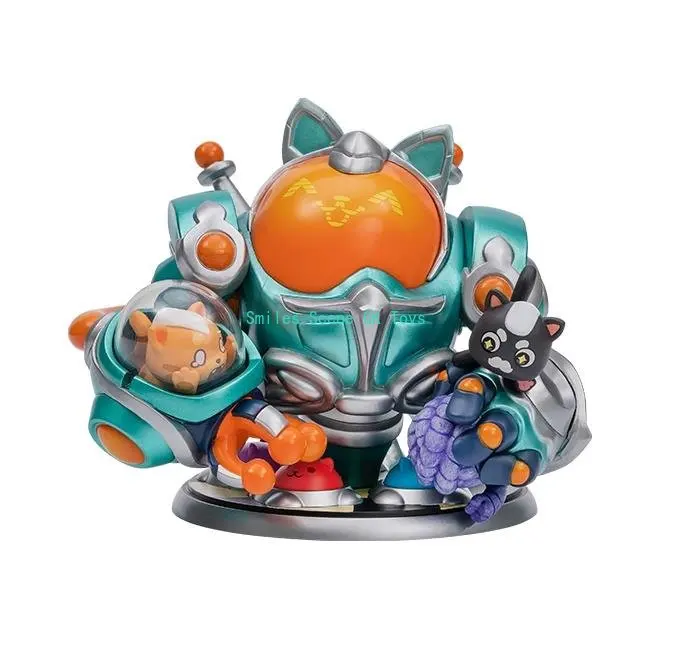 

In Stock Original League of Legends Space Rhythms The Great Steam Golem Blitzcrank S12 Game Character Models Medium-sized Statue