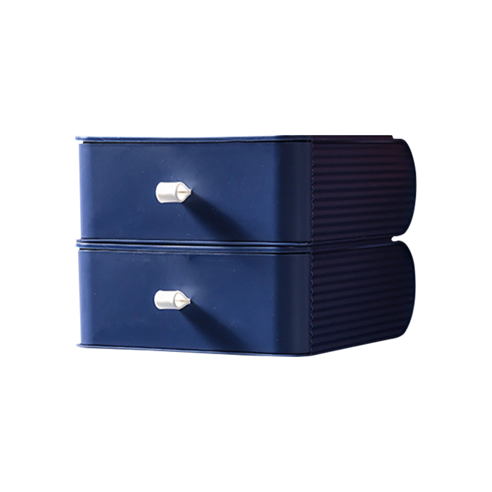 

2pcs Makeup Organizer Office Desk Drawer Home Dresser Storage Box Multipurpose Student Jewellery Large Capacity Stackable