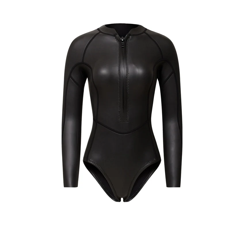 Smooth skin surfing wetsuit long sleeve for lady