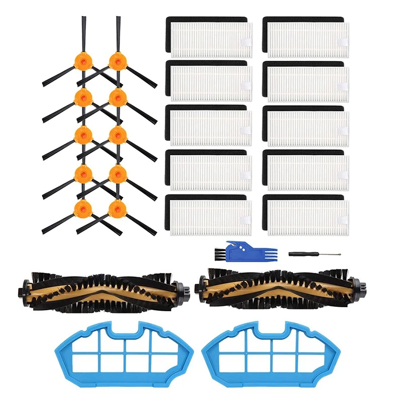 

Аксессуары для пылесоса Ecovacs N79S N79, запасные части, фильтр для пылесоса, основная щетка, боковая щетка