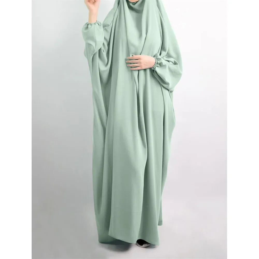 Ид мусульманское женское платье-хиджаб с капюшоном молитвенная одежда кафтан