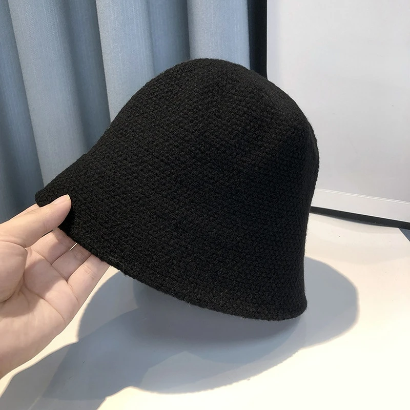 

Новая женская зимняя модная однотонная Панама, подходящая ко всему