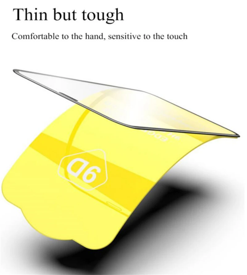 50Pcs 9D Tempered Glass For iPhone 13 12 Mini 11 Pro XR X XS Max Full Cover Screen Protective Glass For iPhone 7 8 6S Plus Film