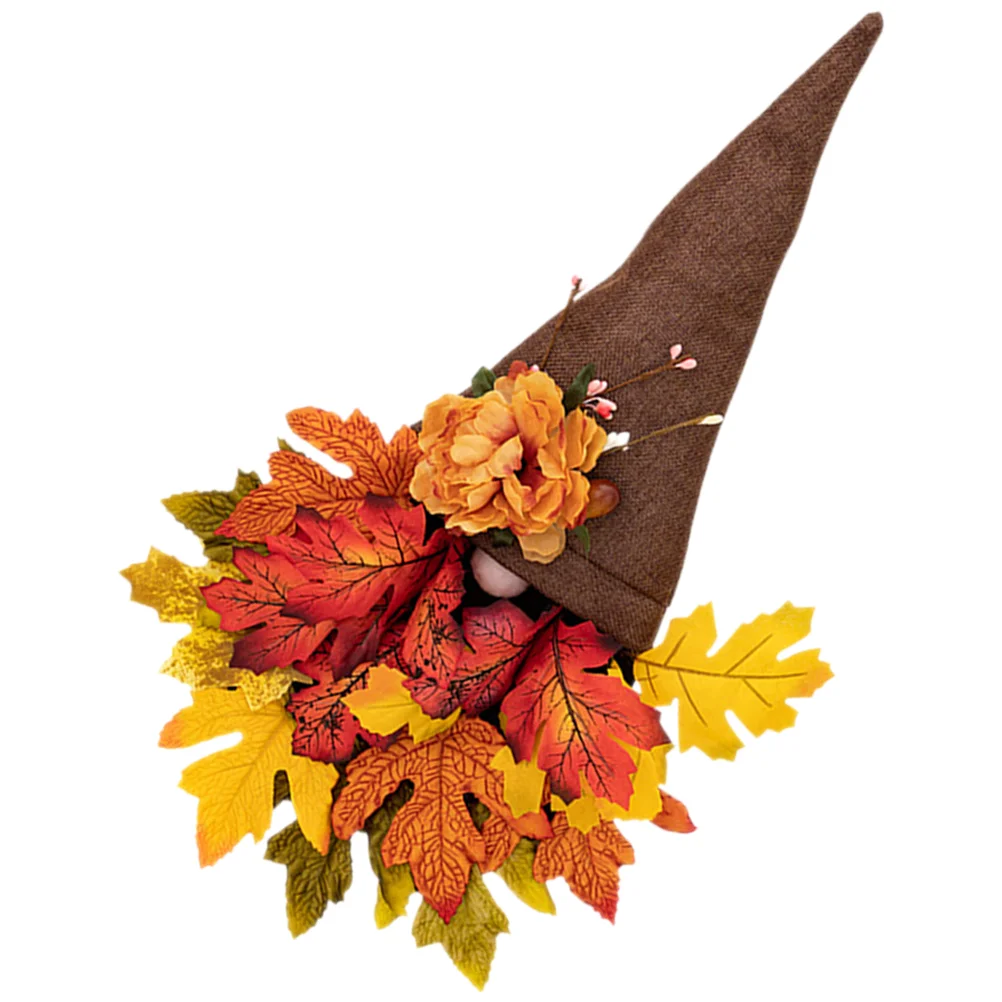 Декор на День Благодарения украшения сезона урожая осенний круг из ротанга