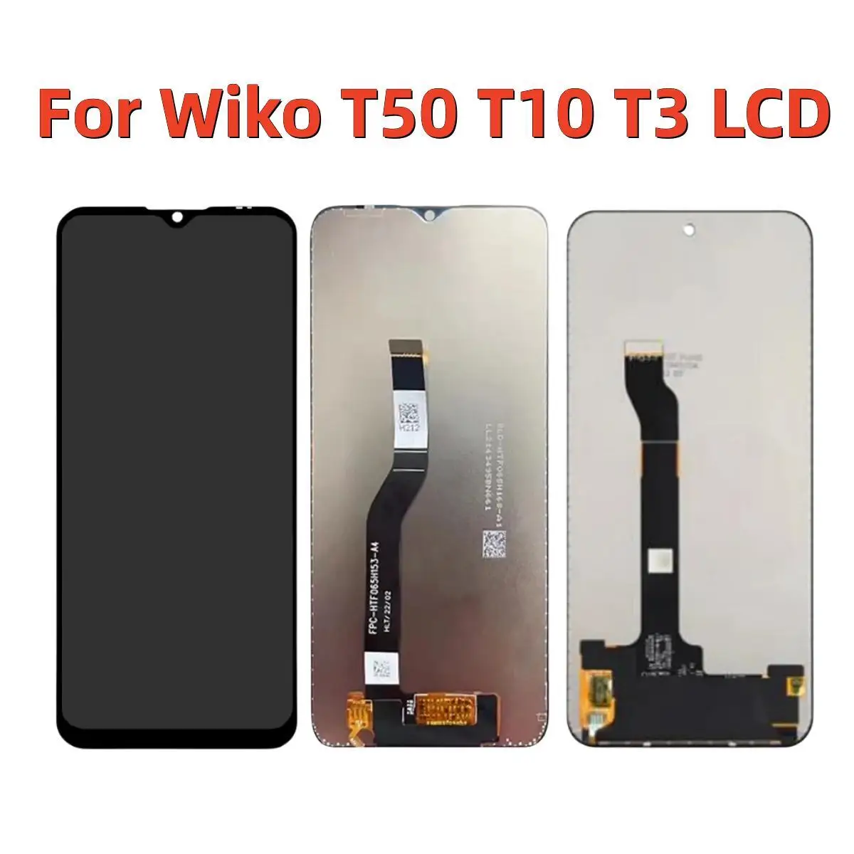 

For Wiko T50 T10 T3 LCD Display Touch Screen Digitizer Assembly For Wiko W-V673 W-V770 W-P861 LCD Screen Replacement