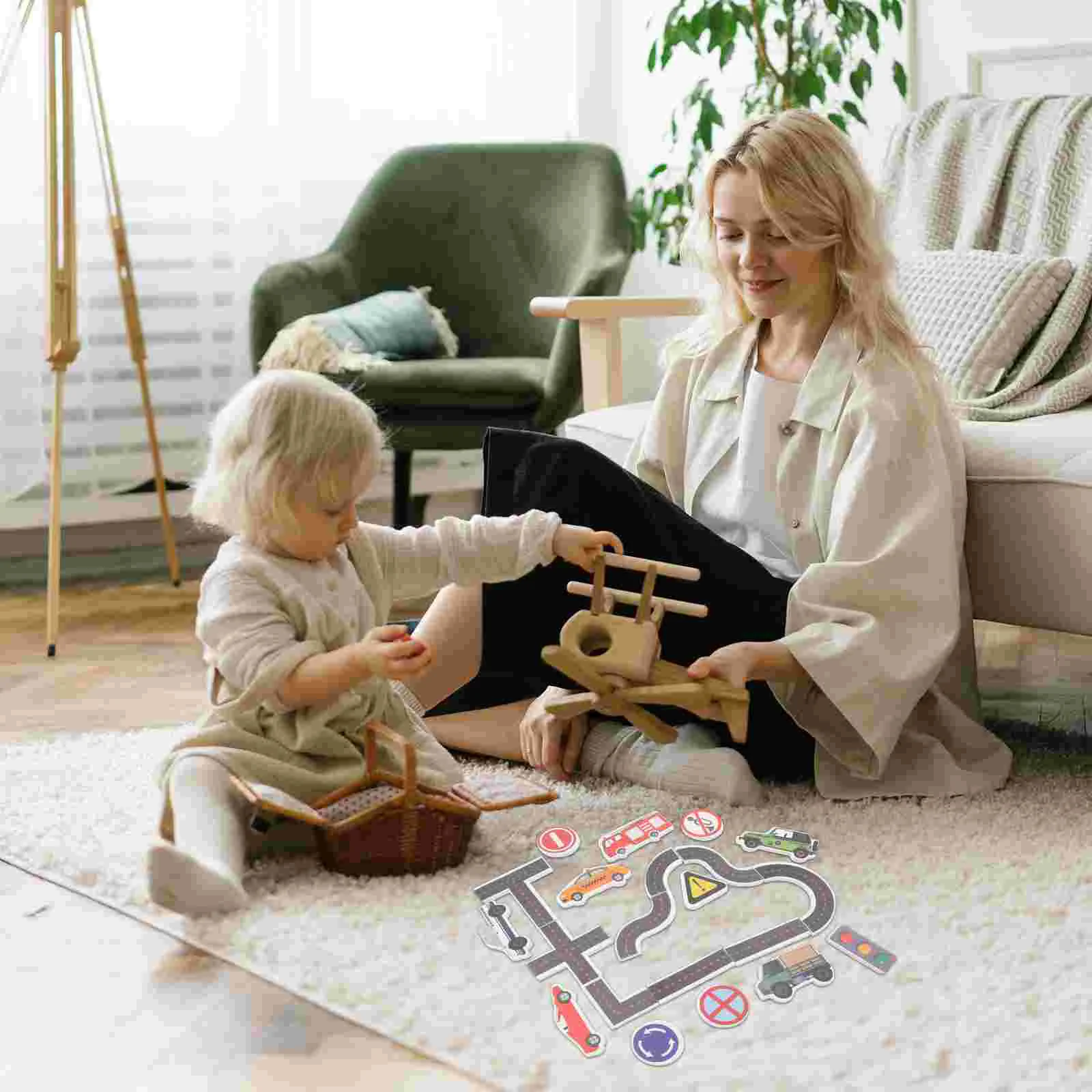 

1 Set Kids Magnetic Scene Plaything Creative Puzzle Educational Shower Toys