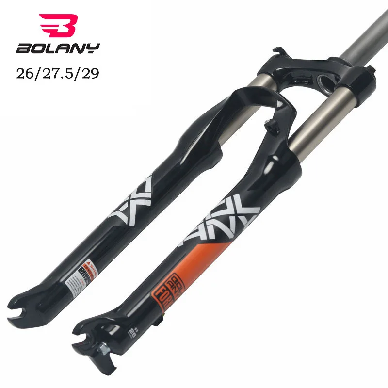 

Bolany Factory Direct Supply Mountain Bike Front Fork 26-Inch 27.5-Inch Aluminum Alloy Suspension Fork Mechanical Fork