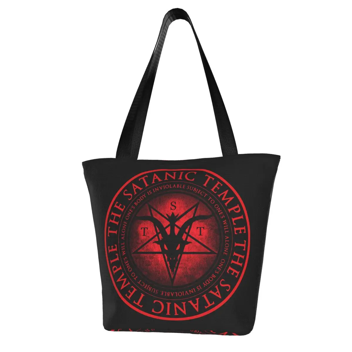 

Женская сумка на плечо Baphomet satolic, повседневная сумка для покупок, Студенческая сумка для книг, сумка-тоут для девочек