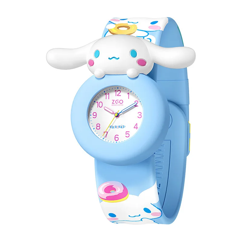 Детские часы Sanrio Kawaii Hello Kitty с рисунком из мультфильма Силиконовые кварцевые