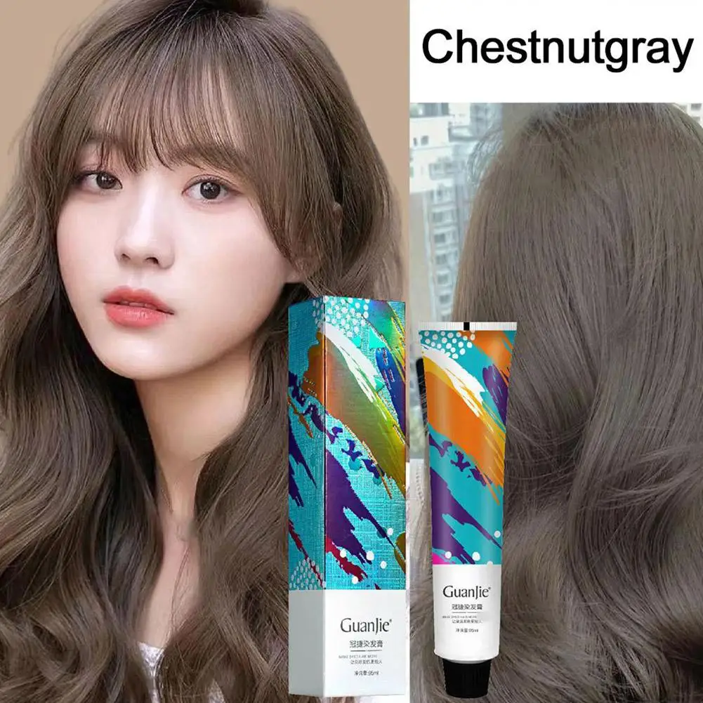 Растительная краска для волос с Лесным Орехом пепепельно-коричневый