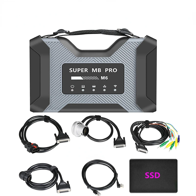 DoIP VCI SUPER Star PRO M6 Wireless Star Diagnosis Tool Full Set and 256GB SSD Software Update MB C6 C4 C5 SD Connect Diagnosis