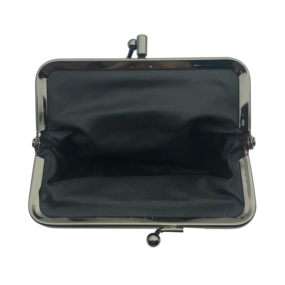 NICOLE & CO Mini Coin Purse Women Genuine Leather Sheepskin Key Wallet Original New Men Metal Hasp Card&ID Holder Bag Money Clip