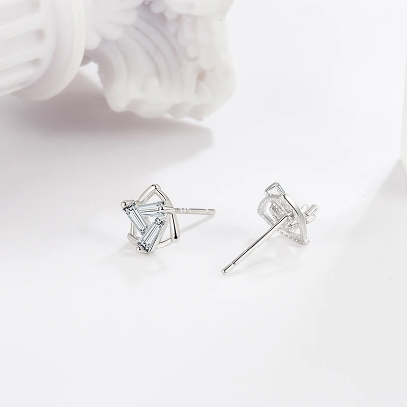 Foxanry Элегантные минималистичные классические серьги-гвоздики для женщин и