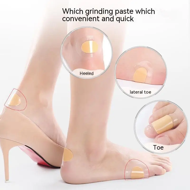 

100pcs Foam Heel Protector Foot Patches Adhesive Blister Pads Heel Liner Shoes Stickers Pain Relief Plaster Foot Inserts Grips