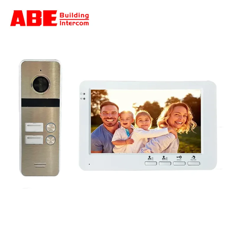 

4-wire 7 inch color 1080P door camera safe house video door phone