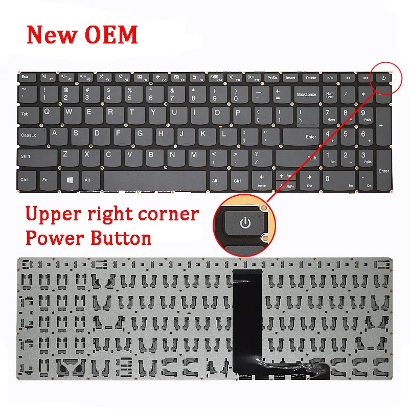 Новая оригинальная сменная клавиатура для ноутбука совместимая с Lenovo IdeaPad 320-15ikk