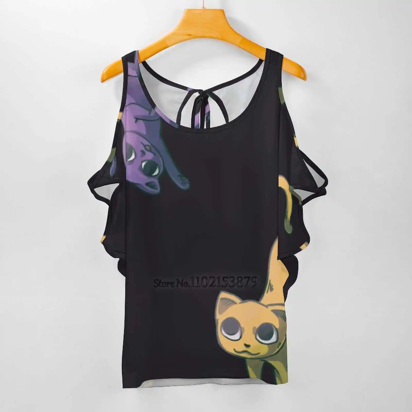 Женская футболка God Kittens повседневные топы с короткими рукавами на молнии