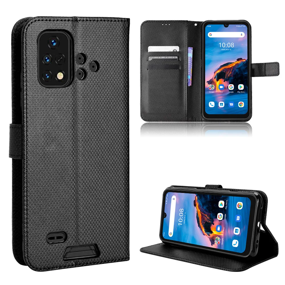 Чехол для Umidigi Bison X10S роскошный флип-чехол со стразами искусственная кожа Кошелек
