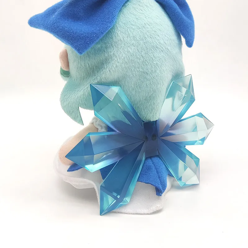 Фото Плюшевая игрушка Touhou Project Fumo 20 см Цирно⑨, версия Ice Cirno Crystal, милая игрушка-плюш, игрушка для игр, кавайный подарок на день рождения №3