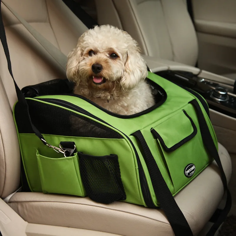 Bags For Small Pet Dog Bag Cat Carrier Handbag Backpack Portable Travel Airline Shoulder Bicycle Water-proof Oxford Car Seat