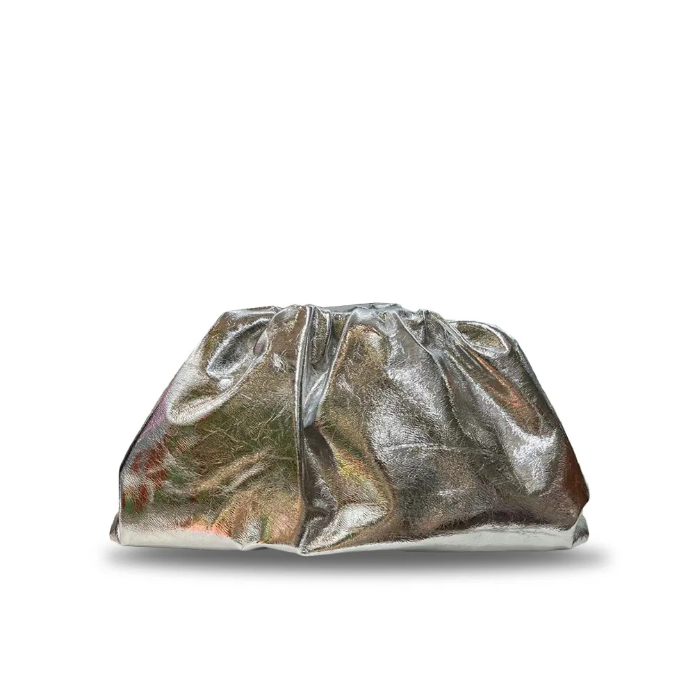 Luxury Designer 2023 Women's Clutch Hand Hold Large Capacity Leather Shoulder Bag With Folded Cloud