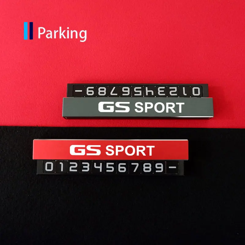 

Alloy Hidden Parking Card For Lexus GS Sport Car Phone Number Card For LEXUS RX300 RX330 RX350 IS250 LX570 Is200 Is300 Ls400