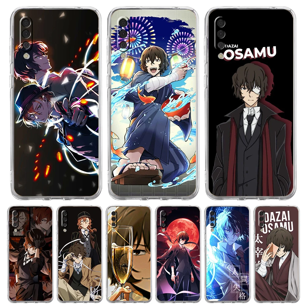 

Bungou Stray Dogs Dazai Osamu Luxury Transparent Phone Case for Samsung Galaxy A12 A02 A03S A50 A70 A40 A10 A20 A30 Soft Shell