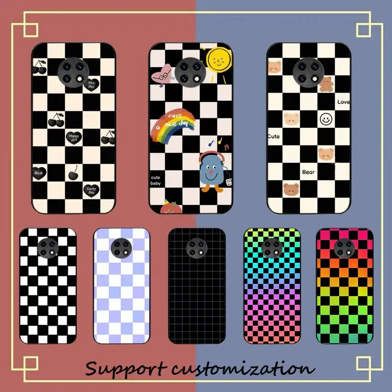 

Classic Plaid Phone Case for Redmi 5 6 7 8 9 A 5plus K20 4X S2 GO 6 K30 pro
