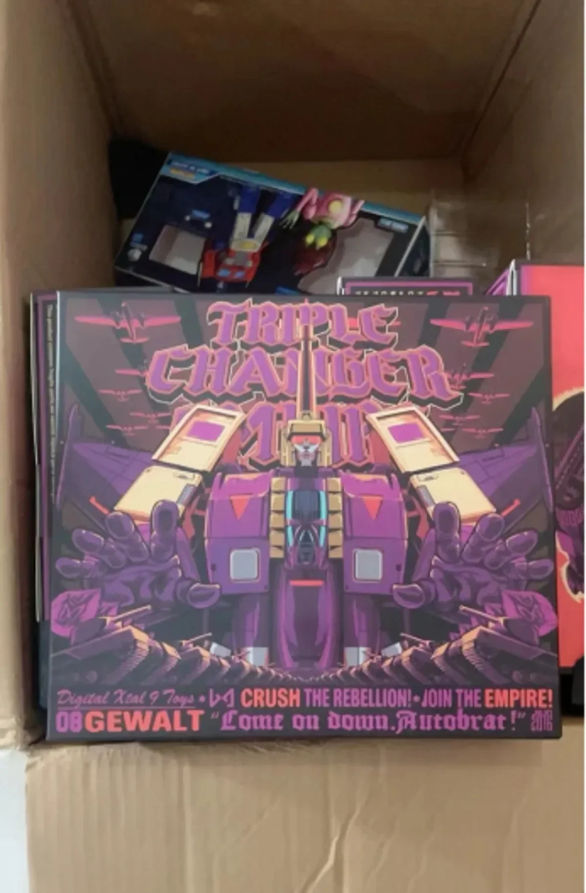 Фото В наличии: Трансформер DX9 D08 Gewalt Blitzwing Version 3.0, 25 см, MP Ratio G1, фигурка, игрушка, подарок, хобби №2