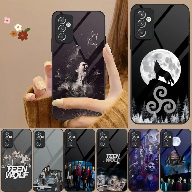 

Teen Wolf Phone Case Tempered Glass For Samsung S20 S21 S22 S30 Pro Ultra Plus S7Edge S8 S9 S10E Plus Funda Cover