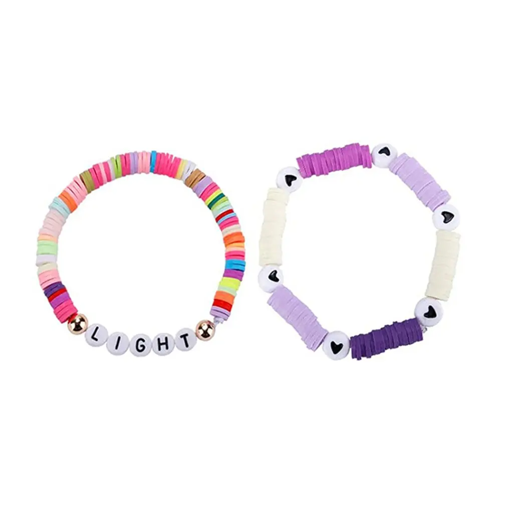 

Beaded Accessories Set Fashion Niche Color Beaded Bracelet Ring Set Simple Retro Temperament Rice Bead Set