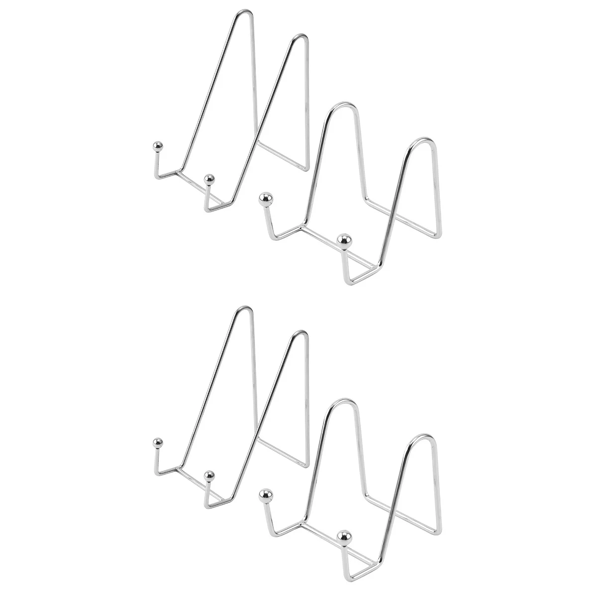 

4 pcs Multi-purpose Iron Holder Photo Display Stand Tabletop Picture Stand