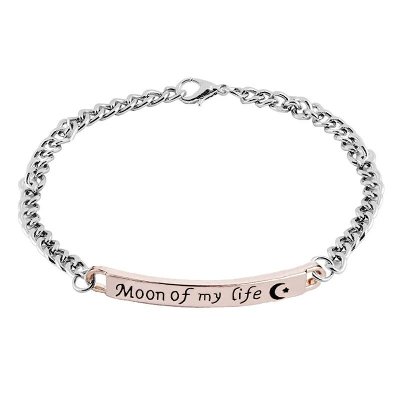 

'Moon of My Life My Sun and Stars ' Bracelet for Couple Gift for Lovers Women Men Long Distance Relationship Bracelets Gift