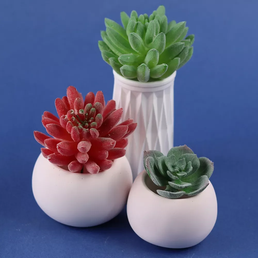 

Cement Vase Silicone Mold Handmade Hydroponic Vase Plant Pot Concrete Mould Flower Container Epoxy Resin Casting Mold Home Decor