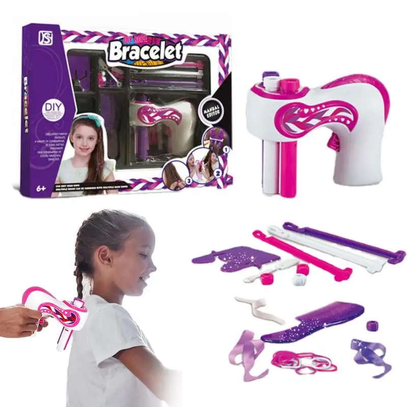 

Электрическая машинка для плетения волос, автоматические инструменты для плетения волос, игрушки для девочек, Машинка для плетения волос, устройство для детей, «сделай сам», Стайлинг волос