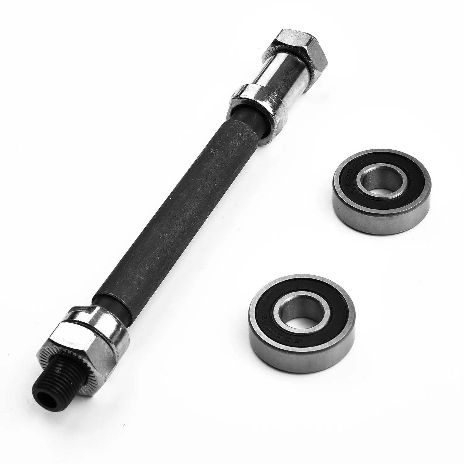 

Mountain Bike Axles Bearing Outdoor Parts Front Back Hollow Axle Kits Shaft Steel Universal Bicycle Bike Cycling