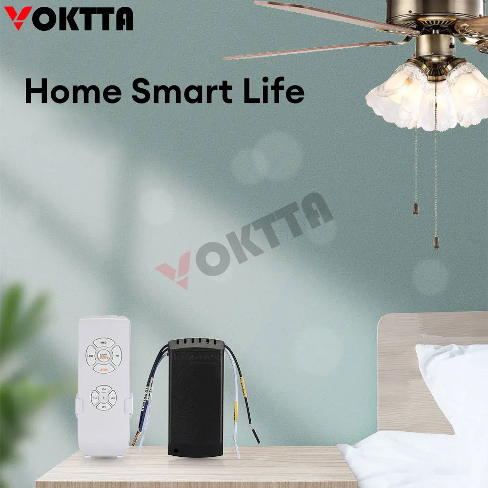 

Универсальный комплект для лампы потолочного вентилятора с дистанционным управлением переменный ток 110-240 В переключатель управления таймером Регулируемый передатчик скорости ветра приемник