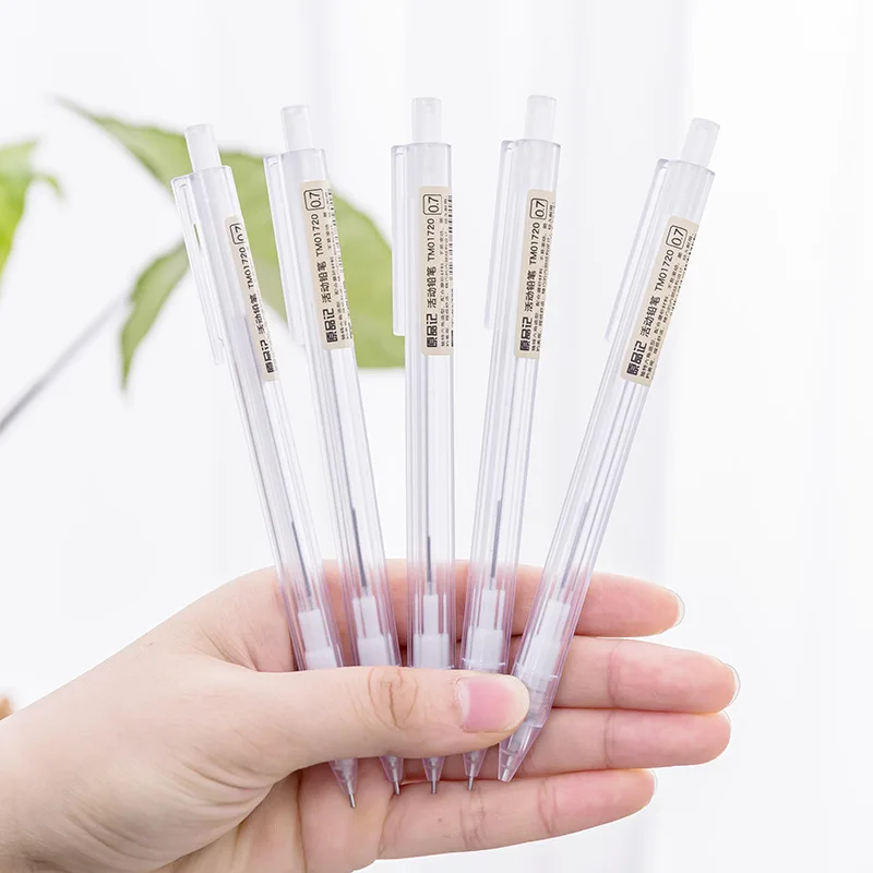 

Transparent 0.5mm 0.7mm Graphite Drafting Mechanical Pencil Mechanical Pencil School Office Supplies Stationery