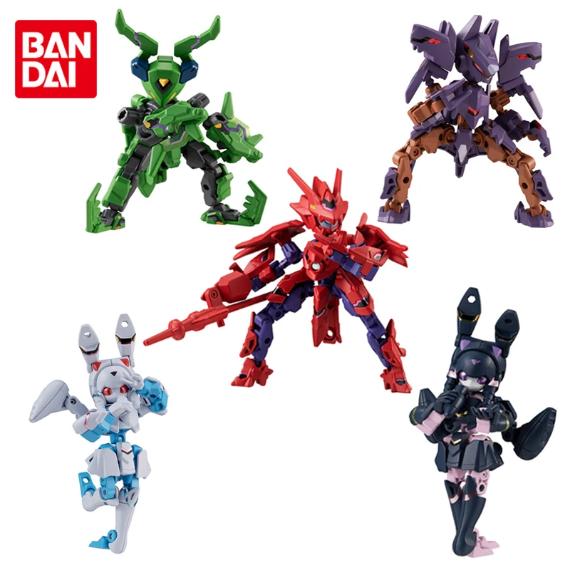 Bandai Genuine Assembled Model Toys ANIMAGEAR Deformation Robot DE 02 Beast Anime Action Figure Collectible Toys Gifts for Kids