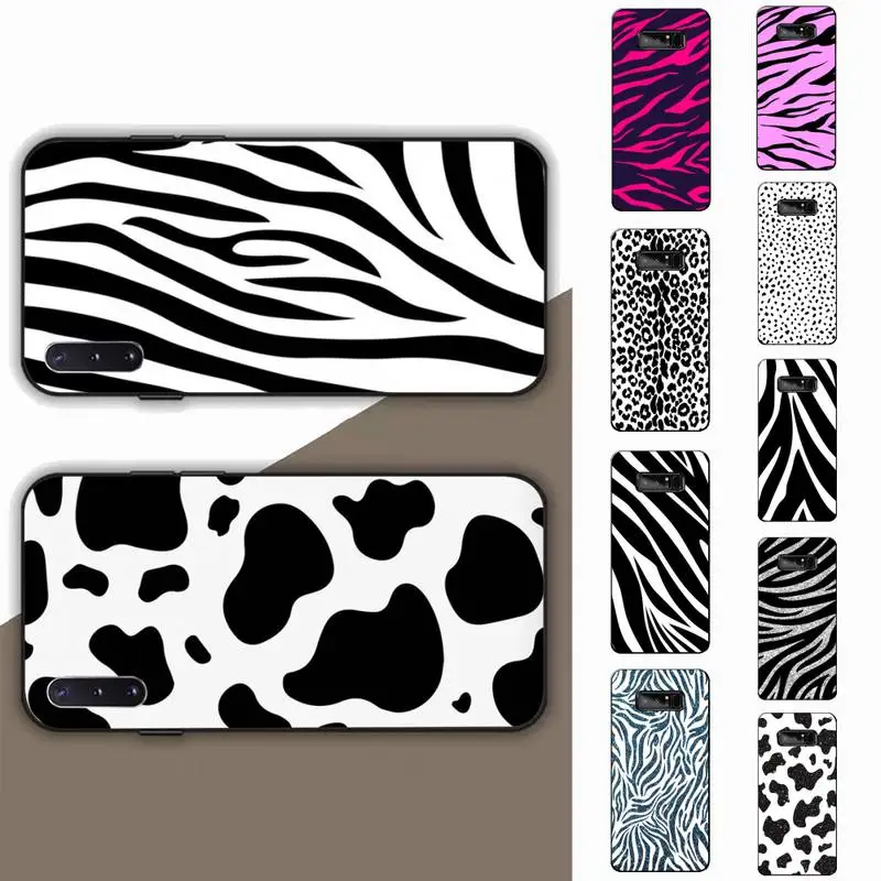

Milk Cow Zebra Strip Phone Case for Samsung Note 5 7 8 9 10 20 pro plus lite ultra A21 12 72