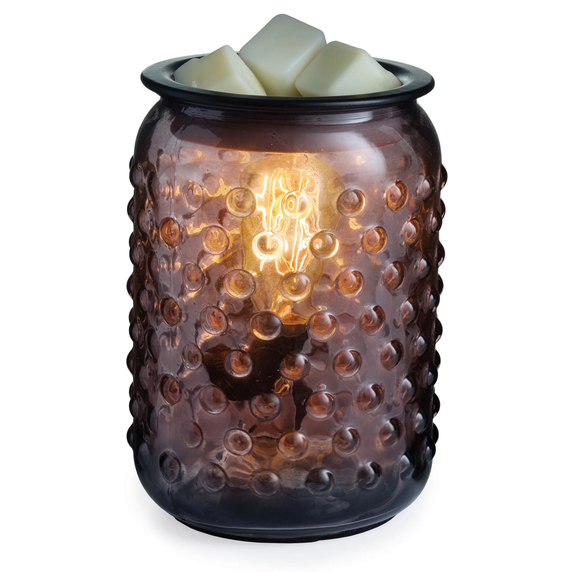 

Vintage Bulb Illumination Fragrance Warmer 6.2"x4.3"x4.3" Smokey Hobnail