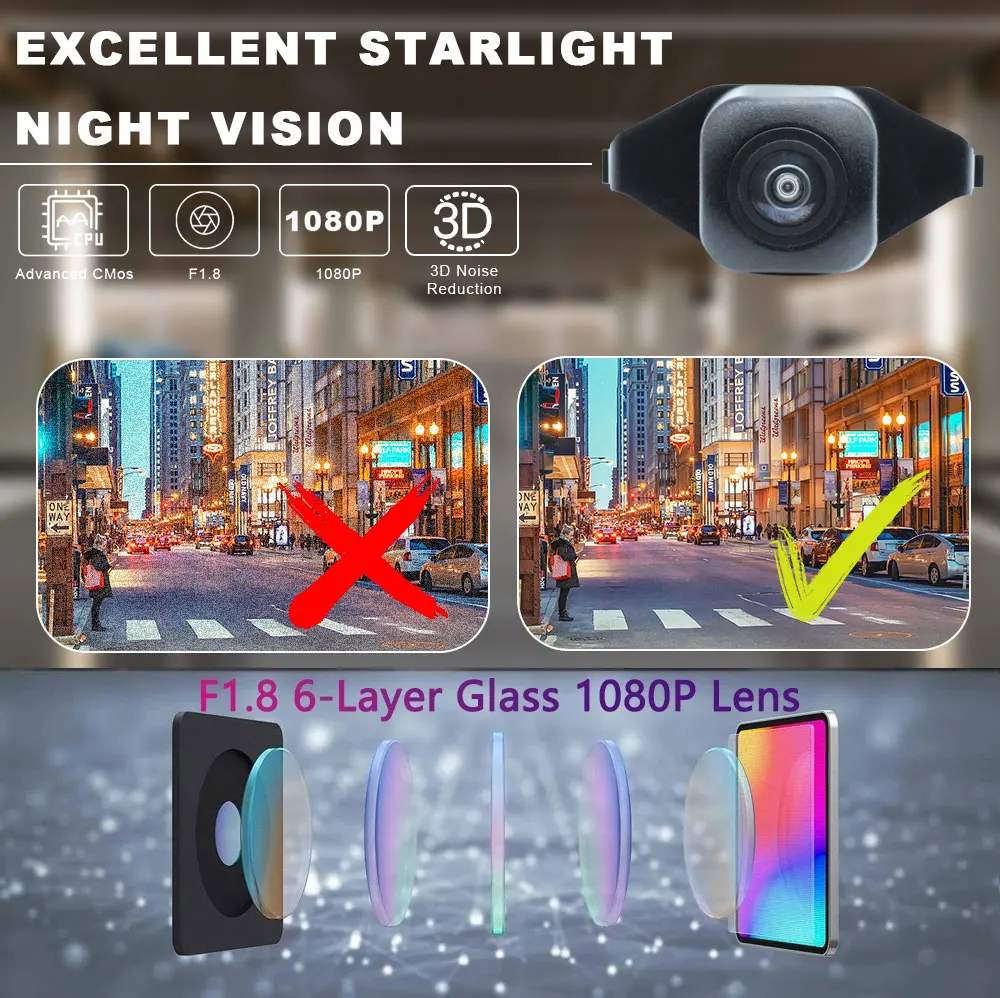 AHD 1080P 170 ° Автомобильная передняя камера рыбий глаз для Opel Vauxhall Insignia B Z18 Buick Regal 2020