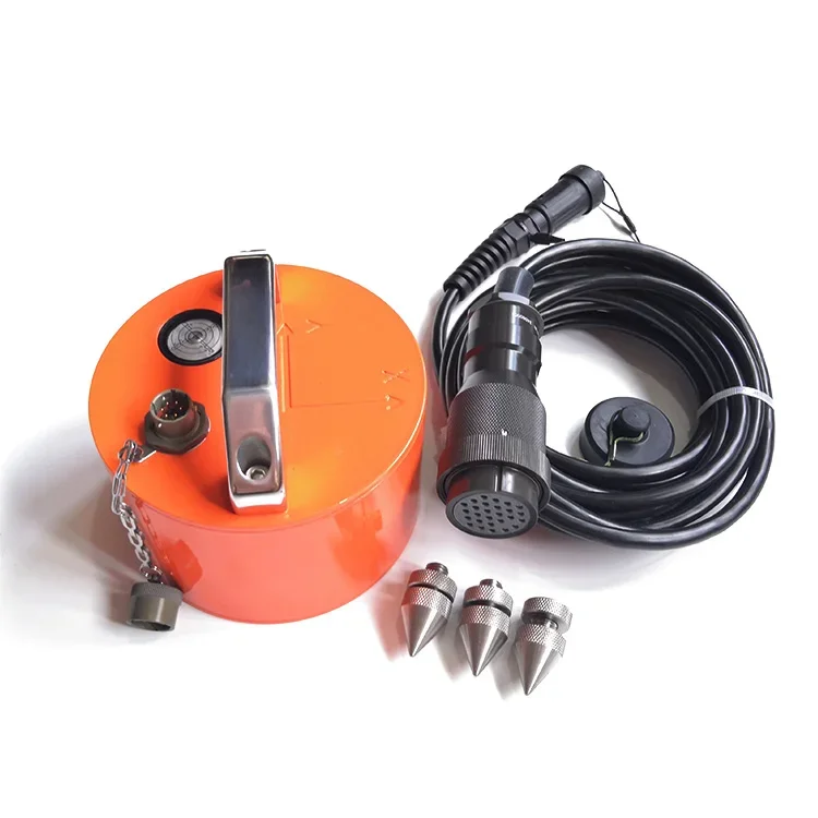 Трехосный геофон 2 Гц EG-2-II в металлическом корпусе с гнездовым разъемом NK27