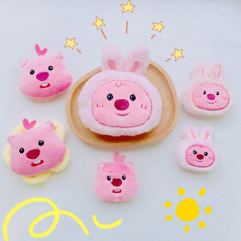 

Милые милые Броши с маленьким Бобром, аксессуары «сделай сам», заколка для волос в Корейском стиле Ins, плюшевая мультяшная аниме игрушка, подарок на день рождения для девочки