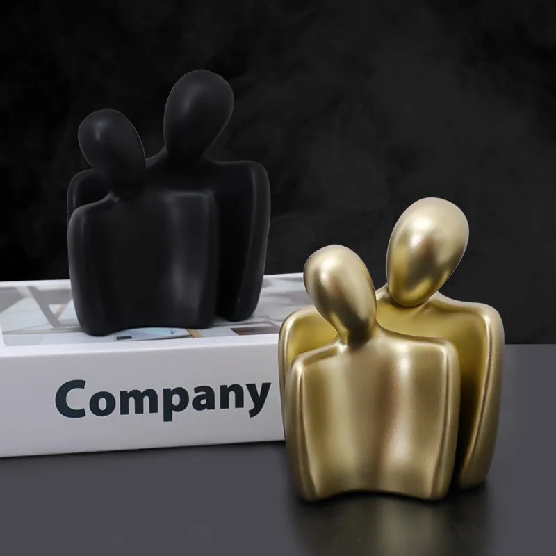 

Современные абстрактные фигурки в виде простоты, украшения для влюбленных из смолы, искусства и ремесла, аксессуары для домашнего декора, П...